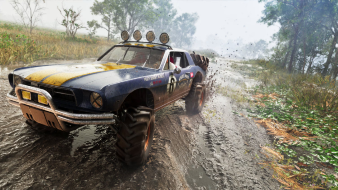 Vapid Dominator Buggy roulant dans la boue